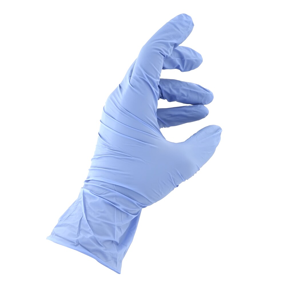Intco Nitrile Gloves, powder free, 100 pcs, Size M,blue Priocare